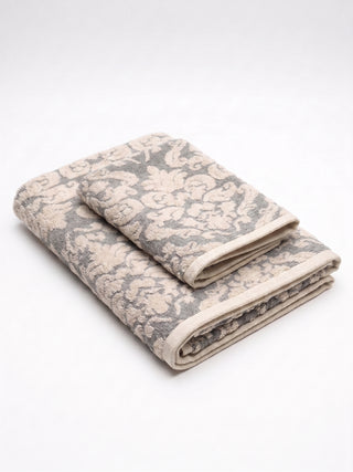 Asciugamani in spugna jacquard set viso e ospite DECOR