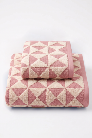 Asciugamani in spugna jacquard set viso e ospite PYRAMID