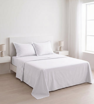 Lenzuola letto matrimoniale in cotone PERCALLE