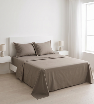 Lenzuola letto matrimoniale in cotone PERCALLE