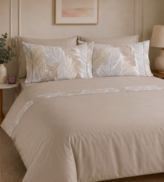 Completo letto matrimoniale con 4 federe e balza digitale ALONISSO