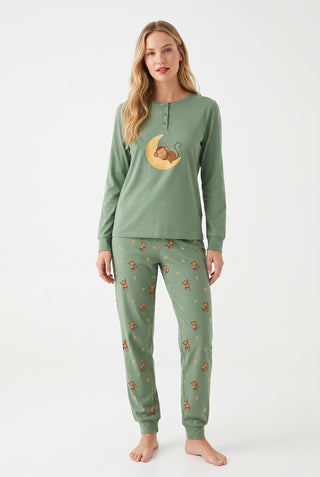 Pigiama donna in caldo cotone USRAH