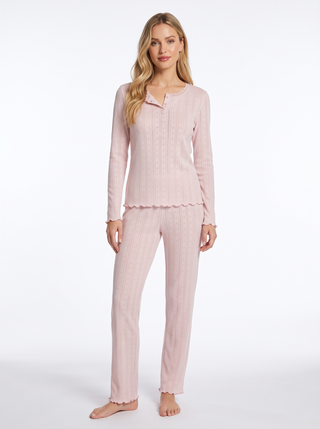 Pigiama donna in pointelle ZAHRA