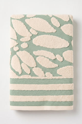 Telo doccia in spugna jacquard STONE