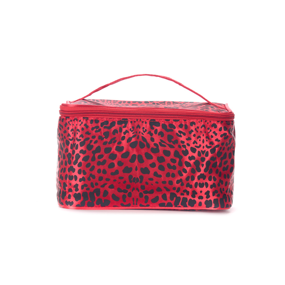 Beauty case spotted stampa animalier