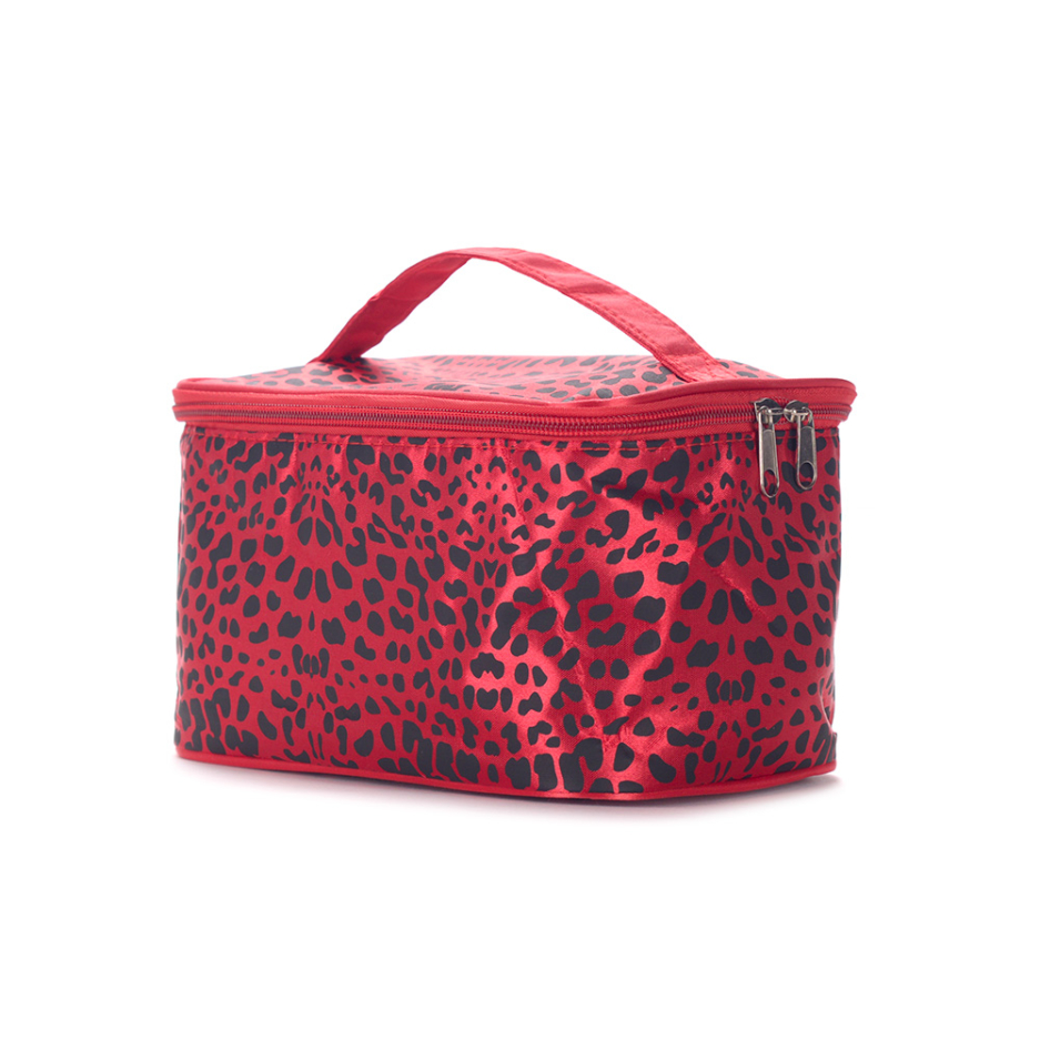 Beauty case spotted stampa animalier